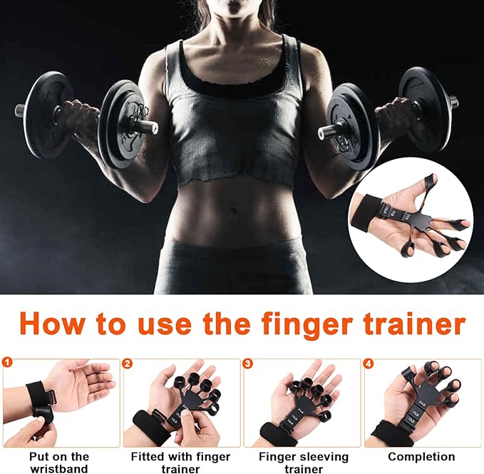 Five Finger Grip Strength Trainer